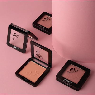 Alvin D'or, Румяна пудровые HD Blush Selfie Ready, тон 02 розово-оранжевый, Цвет: розово-оранжевый, изображение 4