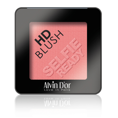 Alvin D'or, Румяна пудровые HD Blush Selfie Ready, тон 07 ярко-розовый, Цвет: ярко-розовый
