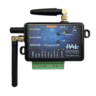 PAL-ES SPIDER- Wiegand-26 GSM/Bluetooth-модуль для ворот и шлагбаума