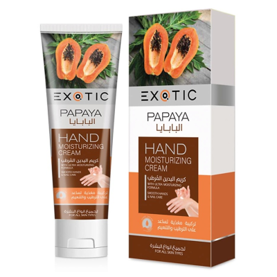 EXOTICMOOD Увлажняющий крем для рук и кутикулы Papaya, 100 мл