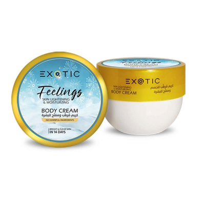 EXOTICMOOD Увлажняющий и осветляющий крем для тела FEELINGS, 250 мл