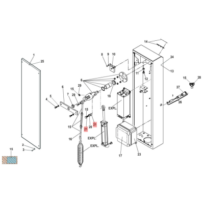 FAAC 7080435 : Втулка верхнего шарнира гидроцилиндра шлагбаумов 615 серий, изображение 4