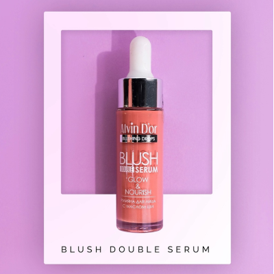 Румяна Alvin D’or Blush Double Serum B-3, жидкие, для всех типов кожи, цвет 01 персиковый, Цвет: персиковый, изображение 6