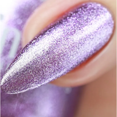 ADN-63 Лак для ногтей Chrome mirror Alvin D`or зеркальная фиалка тон 6304, Цвет: зеркальная фиалка, изображение 2