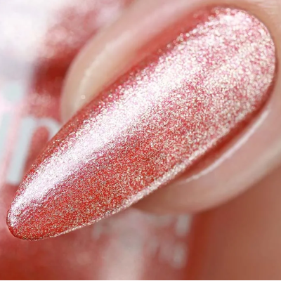 ADN-63 Лак для ногтей Chrome mirror Alvin D`or зеркальный закат тон 6318, Цвет: зеркальный закат, изображение 2