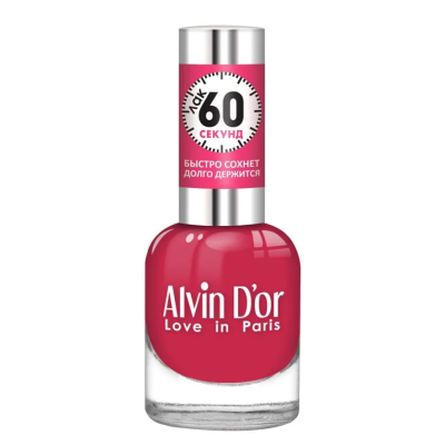 Alvin D`or лак для ногтей ADN-5525 60 Секунд 12 мл, Цвет: тон 5525