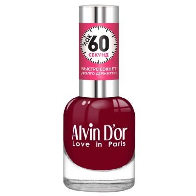 Alvin D`or лак для ногтей ADN-5528 60 Секунд 12 мл, Цвет: тон 5528