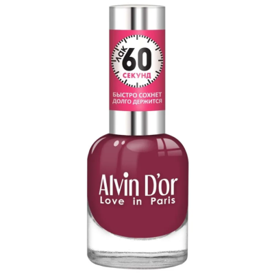 Alvin D`or лак для ногтей ADN-5534 60 Секунд 12 мл, Цвет: тон 5534