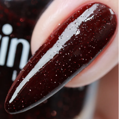 ALVIN D’OR Лак для ногтей MAGIC GLOW, 02 Бордовый, Цвет: 7402 - бордовый, Объем: 12, изображение 2