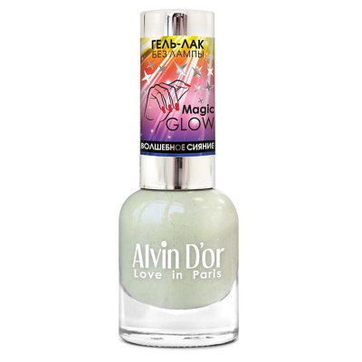 ALVIN D’OR Лак для ногтей MAGIC GLOW, 03 Снежный, Цвет: 7403 - снежный, Объем: 12
