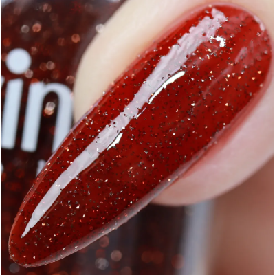 ALVIN D’OR Лак для ногтей MAGIC GLOW, 06 Винный, Цвет: 7406 - винный, Объем: 12, изображение 2