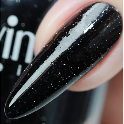 ALVIN D’OR Лак для ногтей MAGIC GLOW, 10 Черный, Цвет: 7410 - черный, Объем: 12, изображение 2