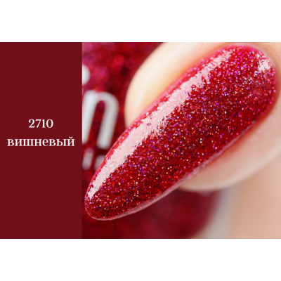 ALVIN D’OR лак для ногтей PRISMATIC, тон 2710 вишневый, Цвет: вишневый, изображение 3