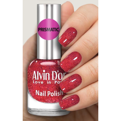 ALVIN D’OR лак для ногтей PRISMATIC, тон 2710 вишневый, Цвет: вишневый, изображение 2