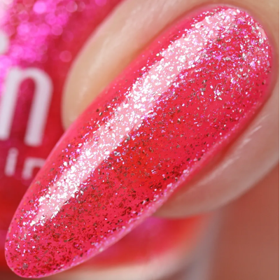 Alvin D'or, лак для ногтей STAR супер блеск звёдный розовый тон 6114, Цвет: тон 6114, изображение 2