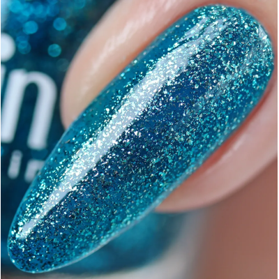 Alvin D'or, лак для ногтей STAR супер блеск звёздная бирюза тон 6122, Цвет: тон 6122, изображение 2