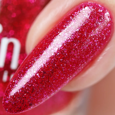 Alvin D'or, лак для ногтей STAR супер блеск звёздная фуксия тон 6117, Цвет: тон 6117, изображение 2