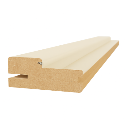 Комплект коробки компланарной MAGNOLIA Polar 2,5 шт. 75x38x2100 мм., Цвет: кремово-белый