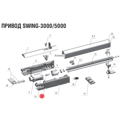 DOORHAN Крестовина в сборе, SW 100А, изображение 16