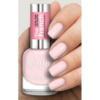 Лак для ногтей гель French французский маникюр ADN-4105 персиковый френч, Цвет: персиковый френч, изображение 2