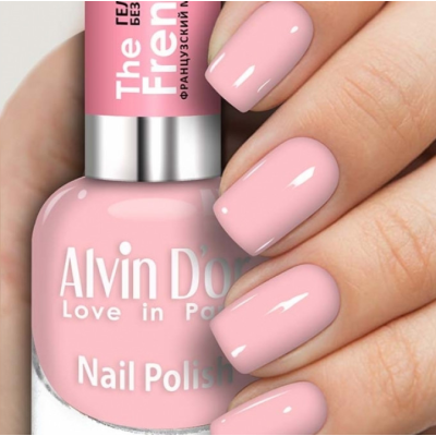 Лак для ногтей гель French французский маникюр ADN-4112 нежный френч, Цвет: нежный френч, изображение 2