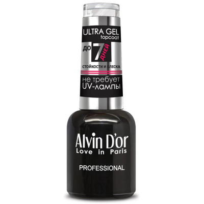 ADN-34М гель-лак Alvin D`or ULTRA GEL topcoat 8 мл