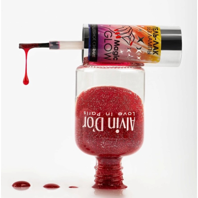 ALVIN D’OR Лак для ногтей MAGIC GLOW, 01 Красный, Цвет: 7401 - красный, Объем: 12, изображение 5