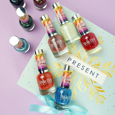 ALVIN D’OR Лак для ногтей MAGIC GLOW, 01 Красный, Цвет: 7401 - красный, Объем: 12, изображение 3