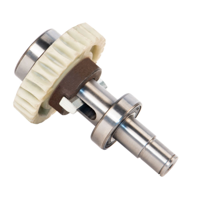 Рабочий вал двигателя с шестеренкой и подшипниками в сборе DOORHAN, для привода откатных ворот Sliding-1300/2100, DHSL011