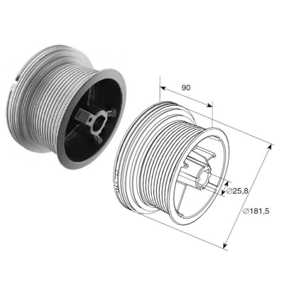 Барабан - пара (OMI 54 HL), для высокого подъёма, изображение 4