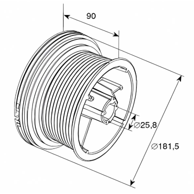 Барабан - пара (OMI 54 HL), для высокого подъёма, изображение 3