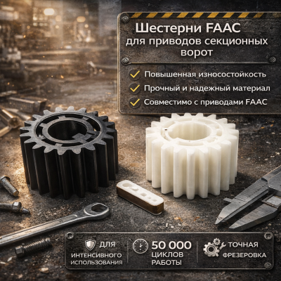 Шестерня цепного редуктора для приводов FAAC 540, 541 серий, изображение 2