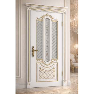 Межкомнатная дверь Alexandria 3D (Polar PG, Art Cloud). Размер: 600х2000, Размер полотна: 600х2000, изображение 3