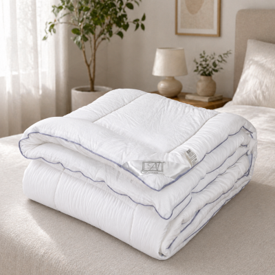 Одеяло стеганое АЛЬВИТЕК FLUFFY DREAM ОЖЛ-15 белое 140x205 всесезонное, Цвет: белый, Размер одеяла: 140х205 , изображение 4