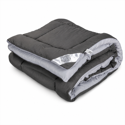 Одеяло стеганое АЛЬВИТЕК FLUFFY DREAM ОЖЛ-20-Графит-Грейс 172x205 всесезонное, Цвет: графит-грейс, Размер одеяла: 172х205 