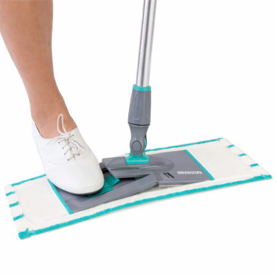 Швабра для влажной уборки пола Hausmann Profi Home Professional с телескопической ручкой 82-160см, платформа 52x12см HM-1760A, изображение 4