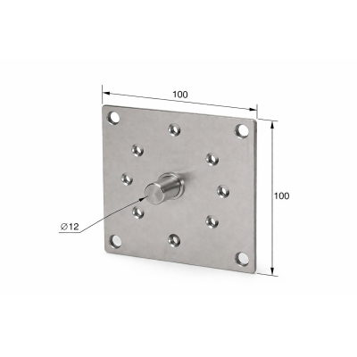 ALUTECH SBB12/100 Суппорт подшипника, 1110701, изображение 2