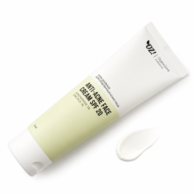 Натуральный дневной крем для проблемной кожи лица SPF 20 OZ! OrganicZone Professional ANTI-ACNE, 75 мл, изображение 3