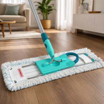Швабра для пола с телескопической ручкой Leifheit HAUSREIN PROFI cotton plus 55023, изображение 3