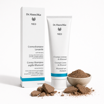 Dr. Hauschka Очищающий шампунь-крем для волос с глиной рассул Med Cremeshampoo Lavaerde, изображение 10