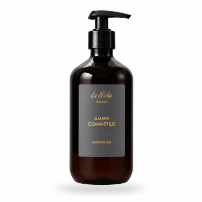 Натуральный парфюмированный гель для душа "Amber Osmanthus" INNATURE La Niche по мотивам Narciso Rodriguez "FOR HER", 500 мл, Варианты: Парфюмированный гель для душа Amber Osmanthus