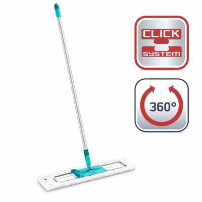 Хозяйственная швабра для пола Leifheit HAUSREIN micro duo серебр. рефл. ручка 55045, изображение 2