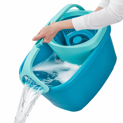 Комплект Leifheit CLEAN TWIST M Ergo швабра + ведро, с механизмом отжима, изображение 10