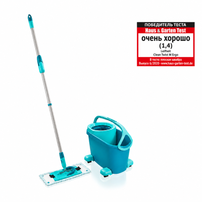 Комплект для влажной уборки Leifheit Clean Twist M Ergo швабра и ведро, изображение 3