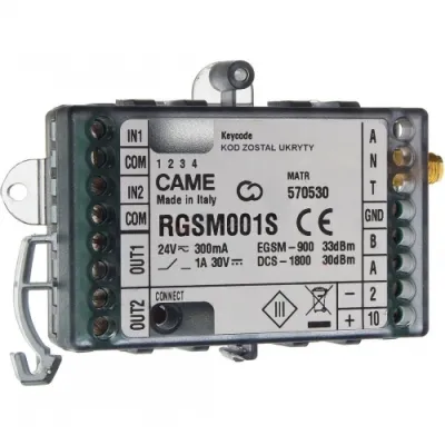 806SA-0020 RGSM001S Шлюз GSM для управления автоматикой посредством технологии CAME Connect, изображение 3