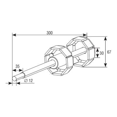 Капсула регулируемая KPU70S
