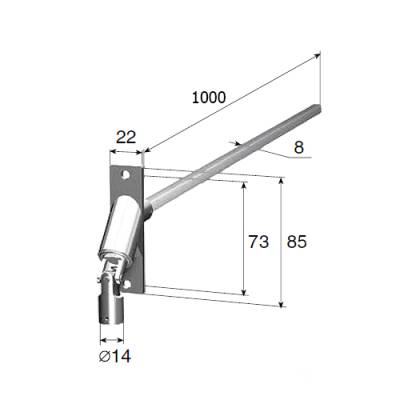 Кардан 90° CJ8-1000