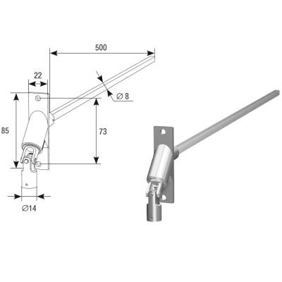 Кардан 90° RK4S, изображение 3 от магазина Брами Маркет Кардан 90° RK4S, изображение 3