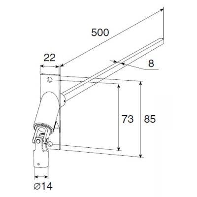 Кардан 90° RK4S, изображение 2 от магазина Брами Маркет Кардан 90° RK4S, изображение 2