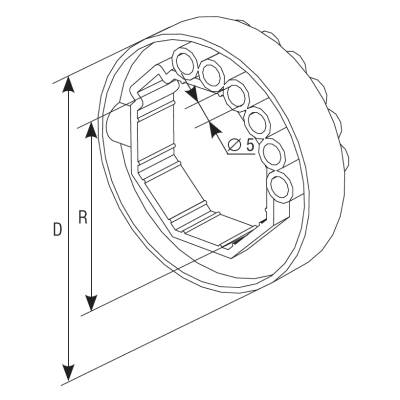 Кольцо ригельное RD40